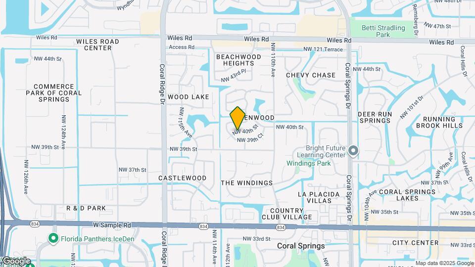 11280 NW 40th St Map and Location Details