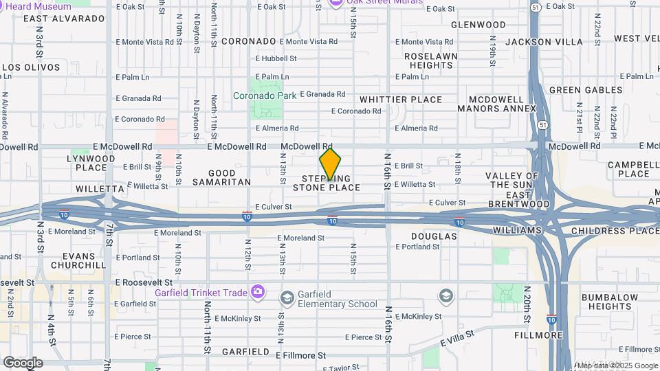 1311 N 14th St Mapa y Detalles de la Ubicación