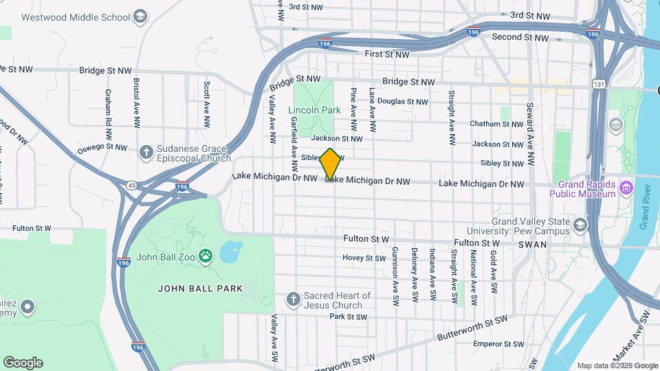 1100 Lake Michigan Dr NW Map and Location Details