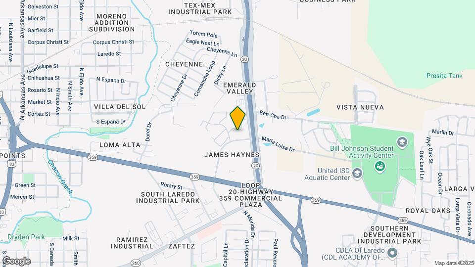 Dorel Laredo Mapa y Detalles de la Ubicación