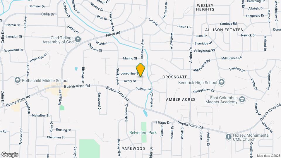 4835 Avery St Map and Location Details