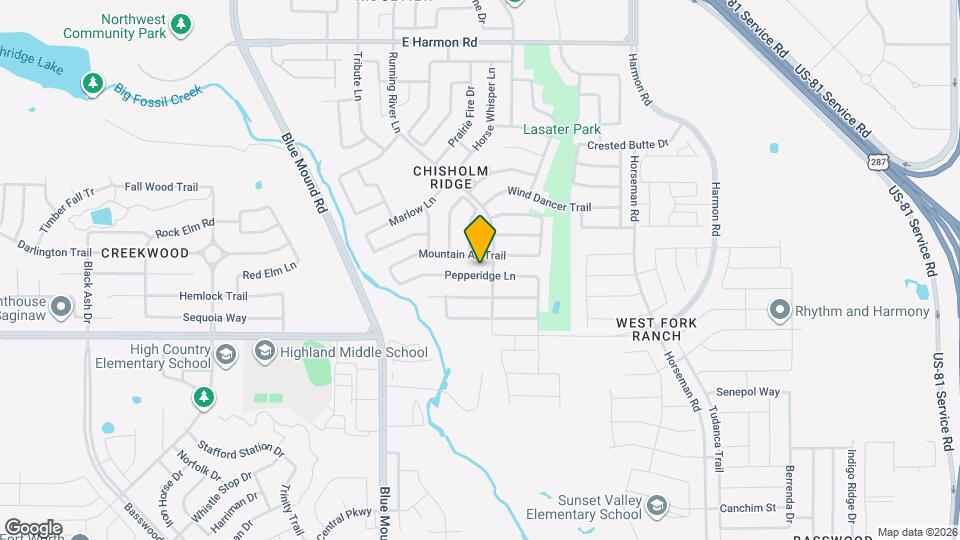 1325 Pepperidge Ln Mapa y Detalles de la Ubicación