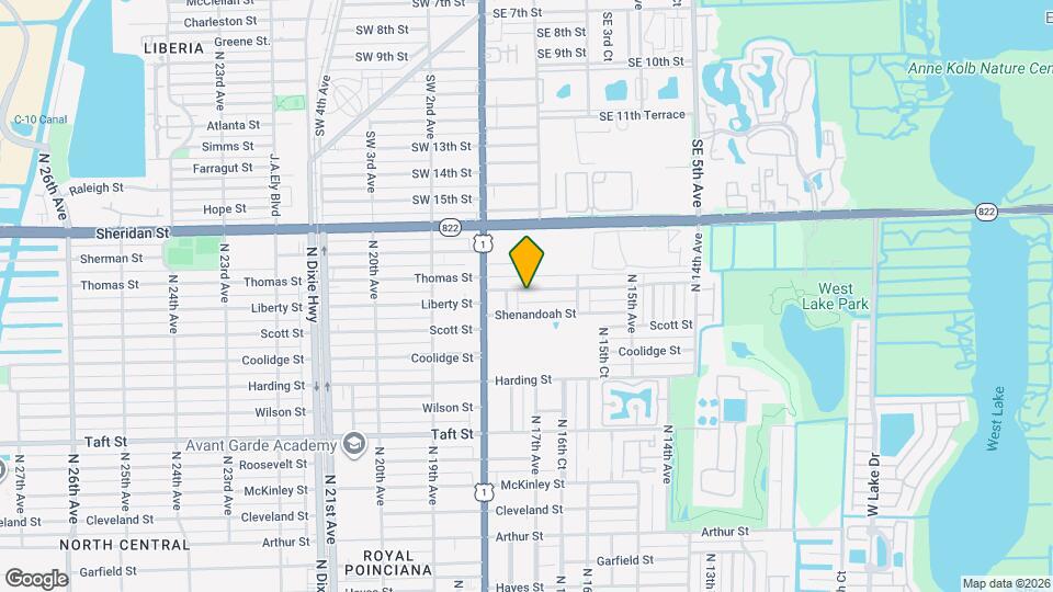 1716 Liberty St Map and Location Details