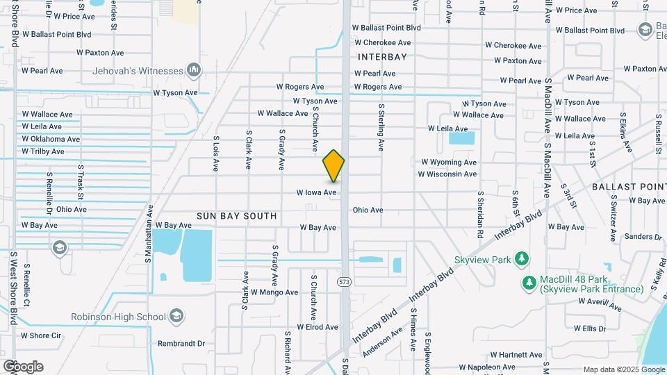 3809 W Iowa Ave Map and Location Details