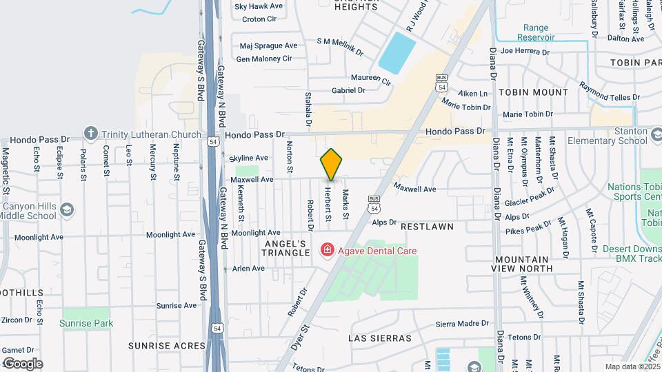 4640 Maxwell Ave Map and Location Details