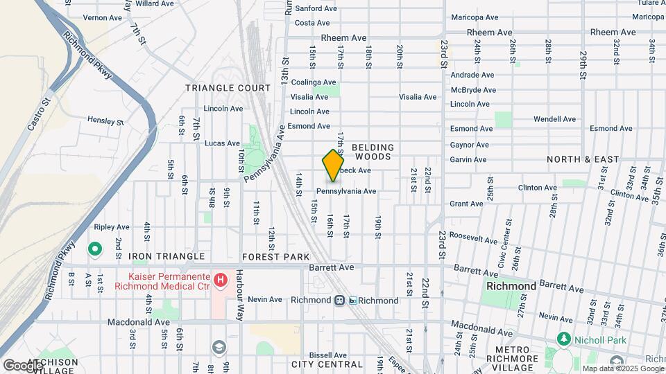 1609 Pennsylvania Ave Map and Location Details