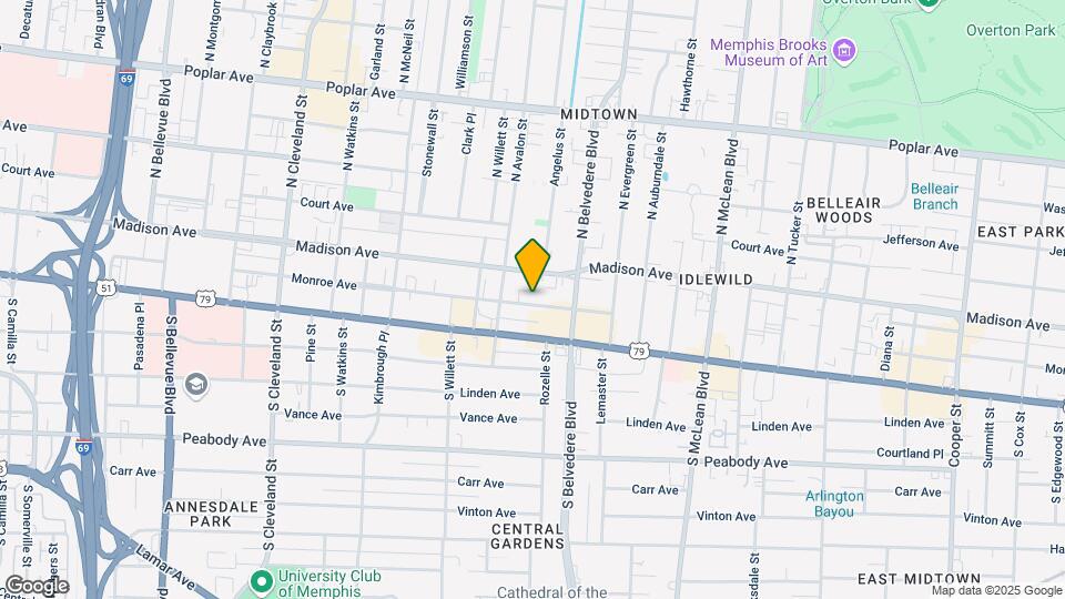 1640 Monroe Ave Mapa y Detalles de la Ubicación
