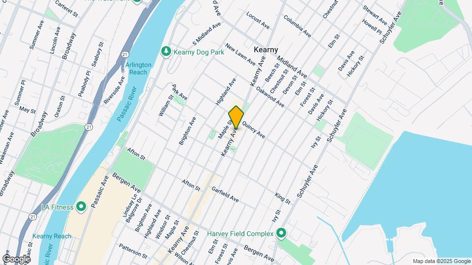 420 Kearny Ave Map and Location Details