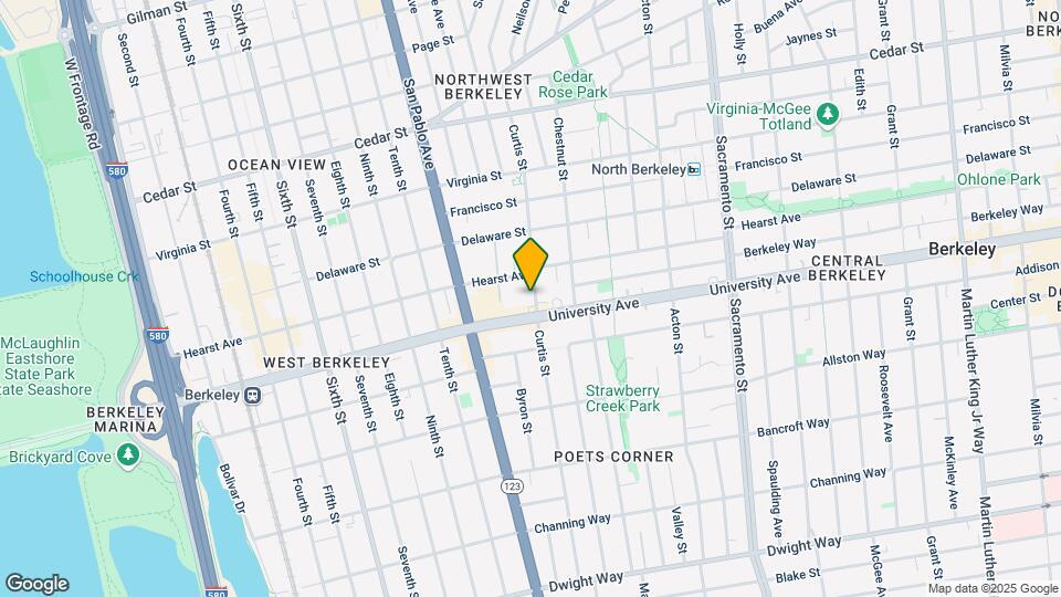 1970 Curtis St Mapa y Detalles de la Ubicación