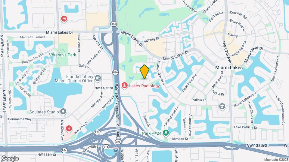 7411 Twin Sabal Dr Map and Location Details