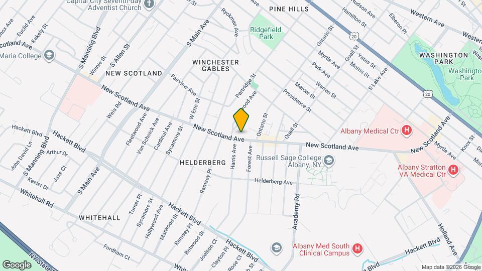 315 New Scotland Ave Map and Location Details