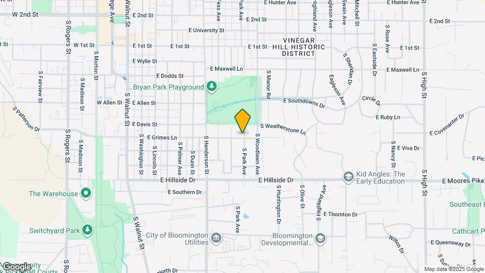 1116 S Park Ave Map and Location Details