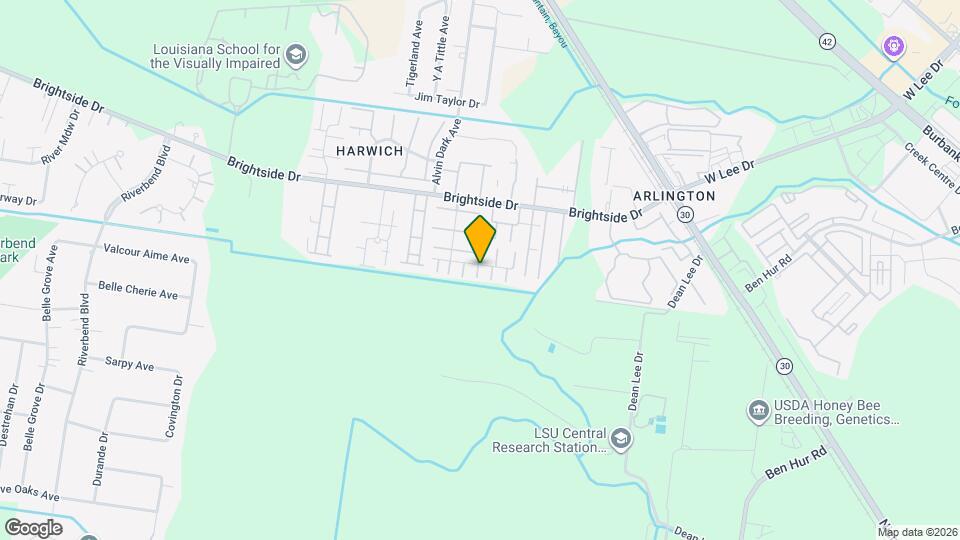 1835 S Brightside View Dr Map and Location Details