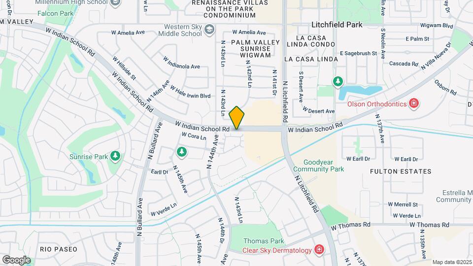 14286 W Cora Ln Map and Location Details