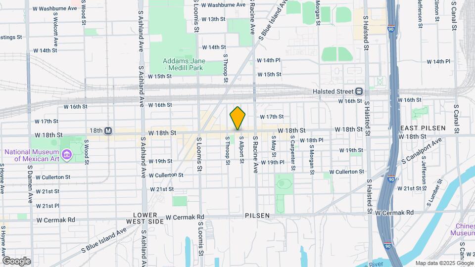 1800 S Allport St Map and Location Details