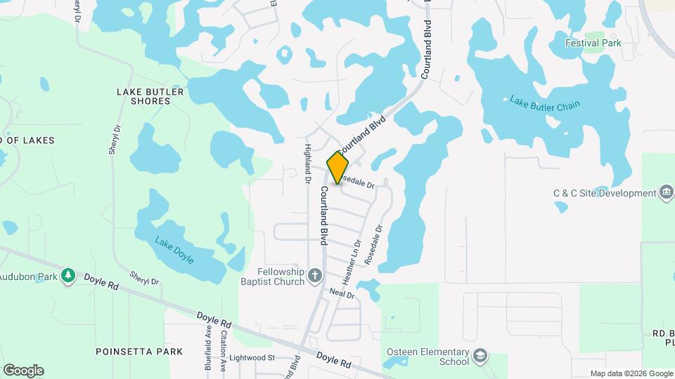 164 Larchmont Dr Mapa y Detalles de la Ubicación