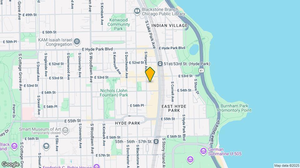 5319 S Harper Ave Mapa y Detalles de la Ubicación