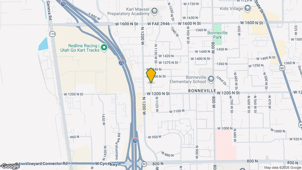 1344 W 1240 N St Map and Location Details