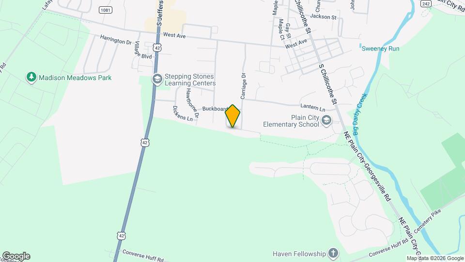 110 Coachman Dr Map and Location Details