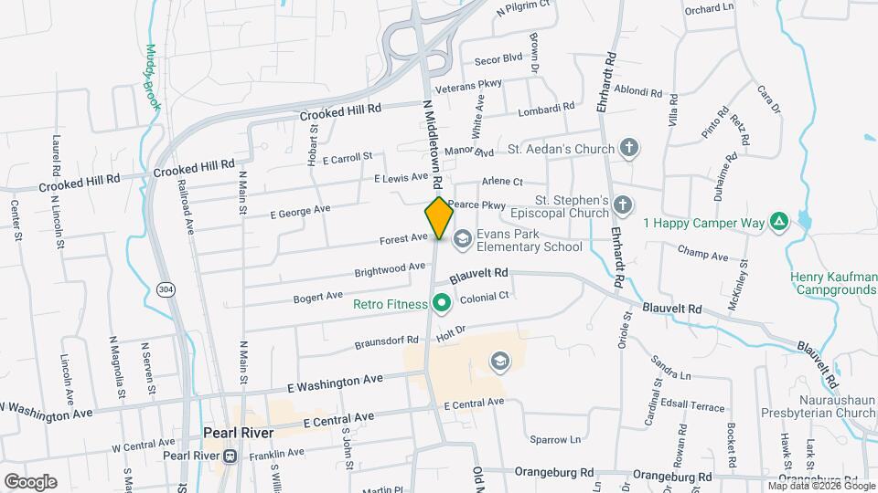 174 N Middletown Rd Map and Location Details