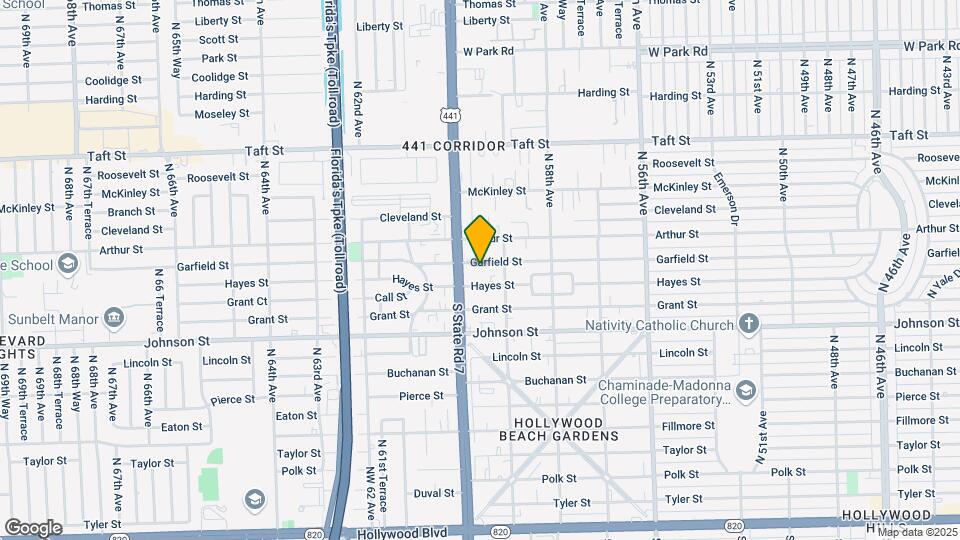 5928-5930 Garfield St Mapa y Detalles de la Ubicación