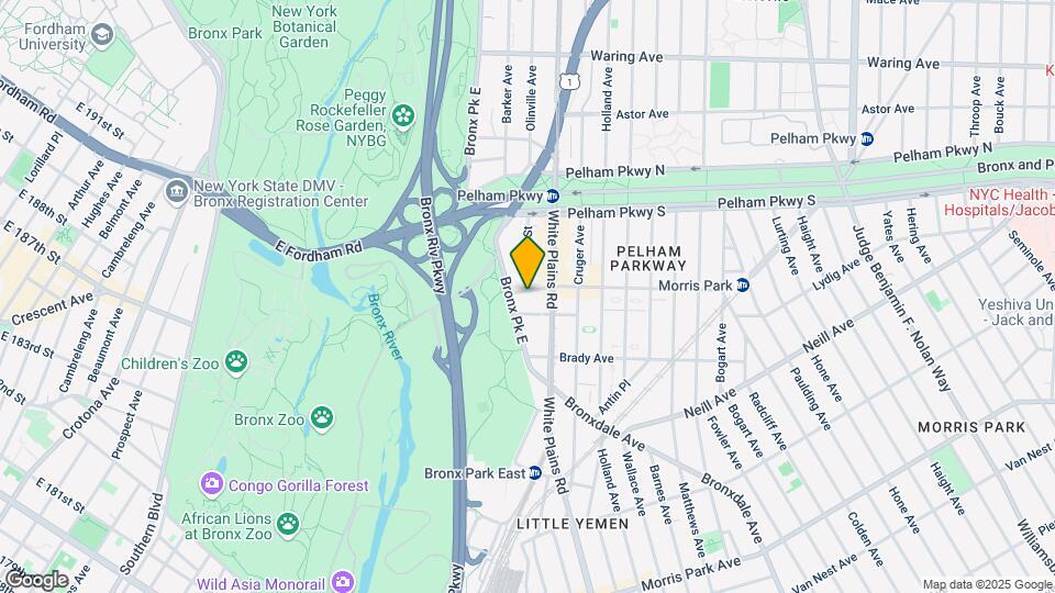 2100-2110 Bronx Park E Map and Location Details