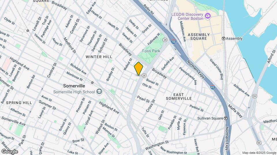 44 Dana St, Unit 1C Map and Location Details