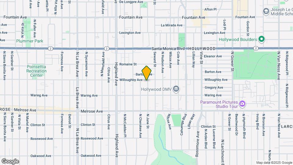 853 N June St Mapa y Detalles de la Ubicación