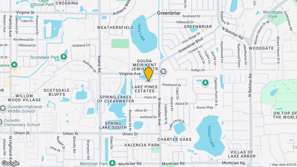1936 Pinehurst Dr Mapa y Detalles de la Ubicación