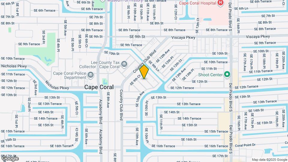 1032 SE 11th St Map and Location Details