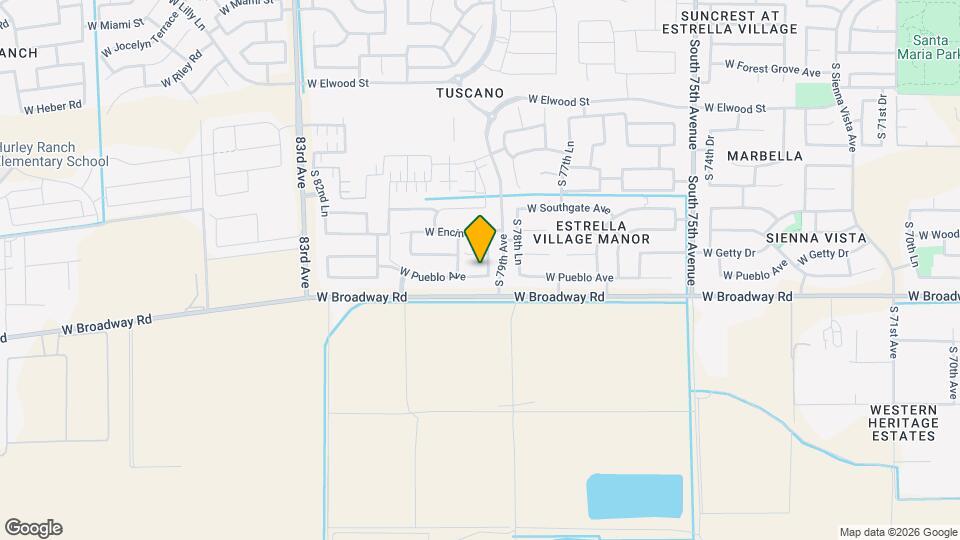 7914 W Pueblo Ave Map and Location Details