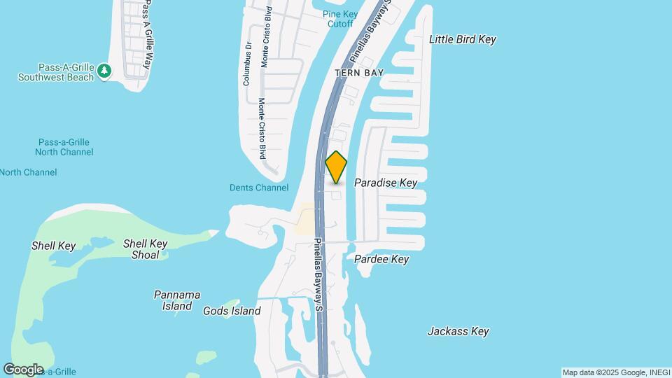 1055 Pinellas Bayway S Map and Location Details