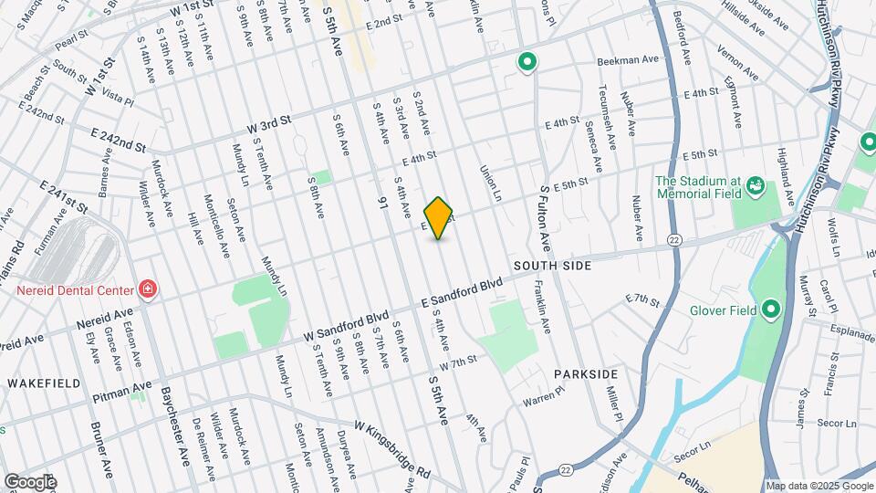 422 S 3rd Ave Map and Location Details