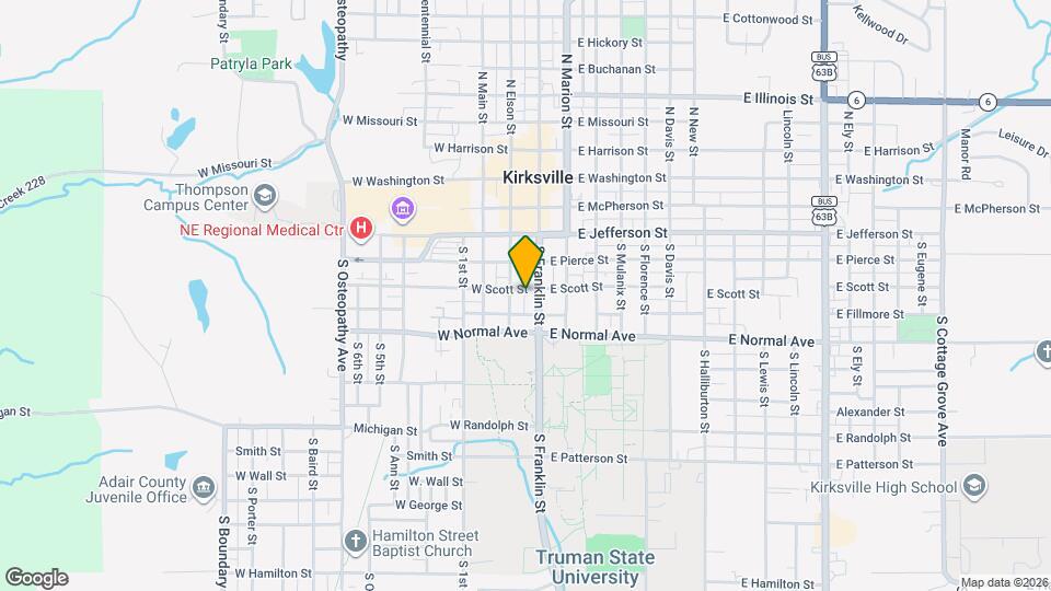 103 W Scott St, Unit A Map and Location Details