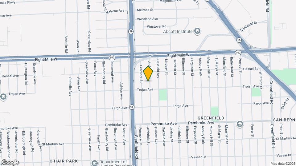 20245 Archdale St Map and Location Details