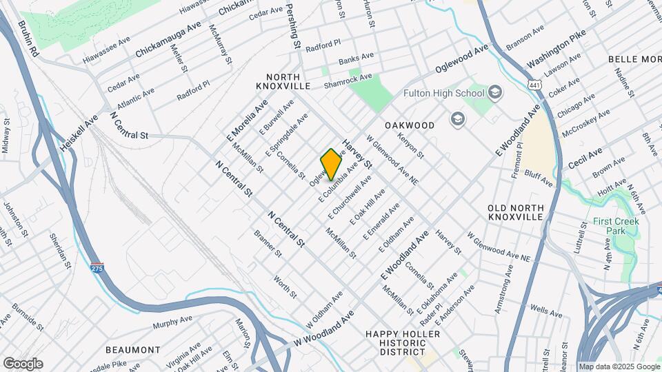 315 E Columbia Ave Map and Location Details