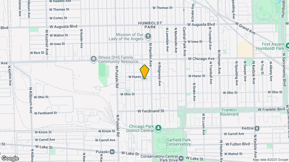 645 N Avers Ave, Unit 2nd Floor Map and Location Details