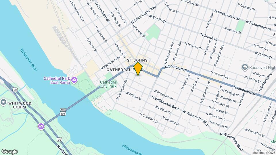 St. J's Map and Location Details