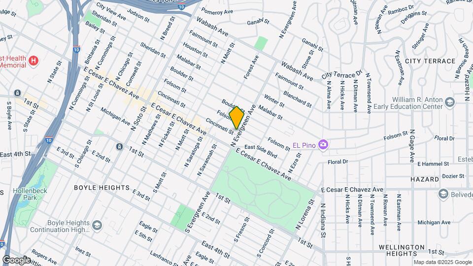 2857 Cincinnati St Map and Location Details