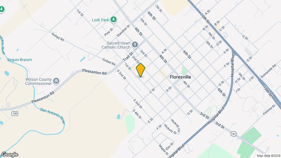 1206 1st St Map and Location Details