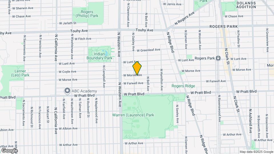 2241 W Morse Ave, Unit 2 Map and Location Details