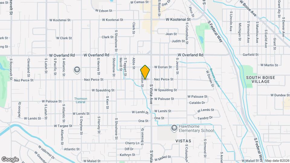 1802 S Broxon St Map and Location Details