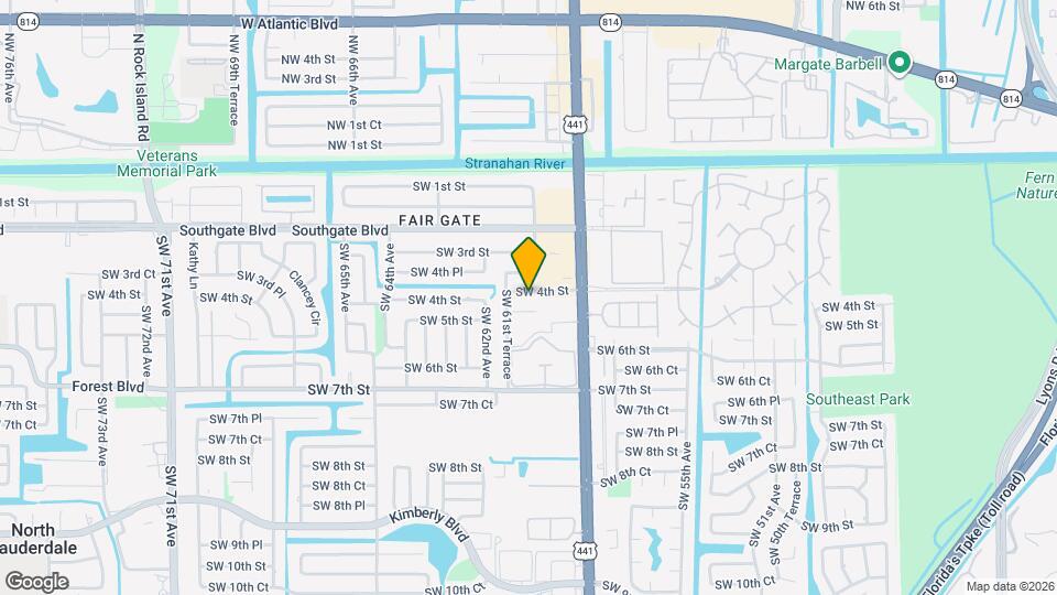 6152 SW 4th St Mapa y Detalles de la Ubicación