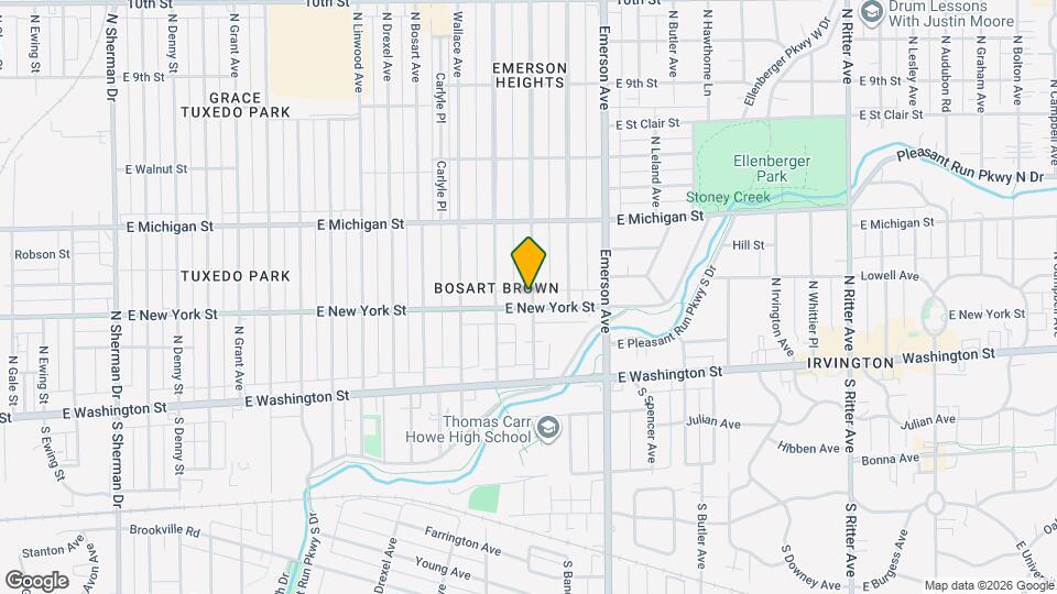 306 N Riley Ave Map and Location Details