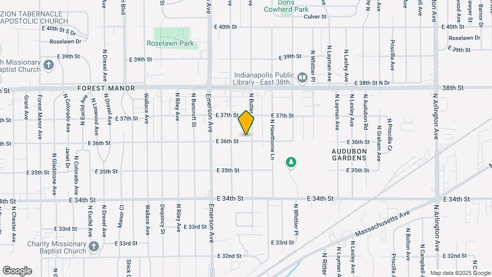5150 E 36th St Map and Location Details
