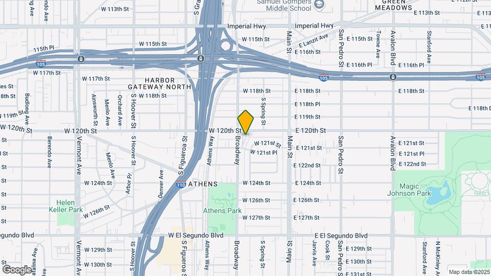 12056 S Broadway Map and Location Details