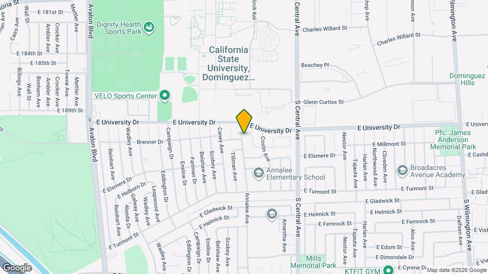 19110 Annalee Ave Mapa y Detalles de la Ubicación