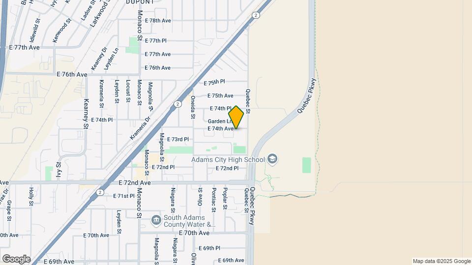 7384 Oneida Dr Map and Location Details