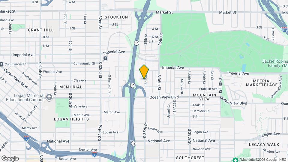 316 S 35th St Map and Location Details
