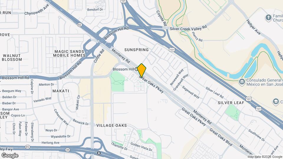 5529 Great Oaks Pkwy Map and Location Details